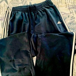 Men’s Adidas black track pants - great condition-size XL